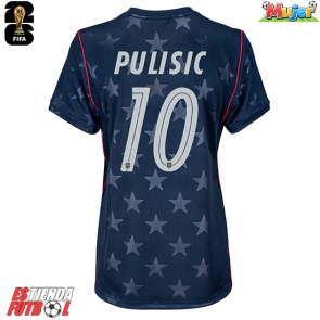 Estados Unidos Christian Pulisic #10 Segunda Equipación Mujer Mundial 2026 Manga Corta